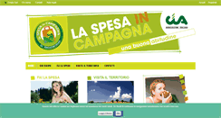 Desktop Screenshot of laspesaincampagna.it